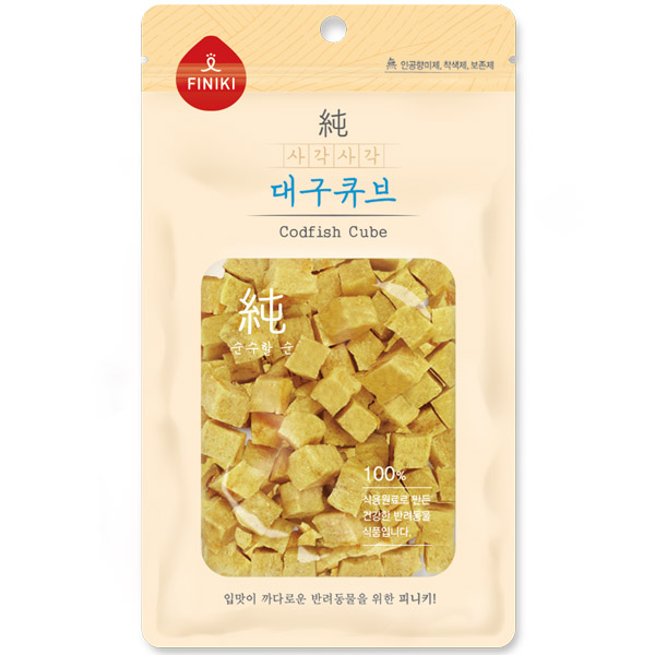 피니키 - 순 사각사각 대구큐브 80g 피니키 - 순 사각사각 대구큐브 80g